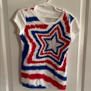 HP Justice Red and Blue Starburst Tee Red, White and Blue